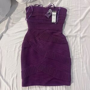 BCBG plum dress